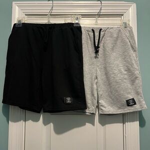SHEIN Boys 2 Pack Patched Shorts Size 10Y